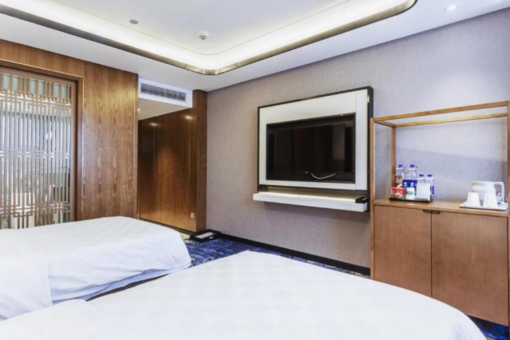 Linyi Blue Horizon Intenational Hotel Exteriör bild