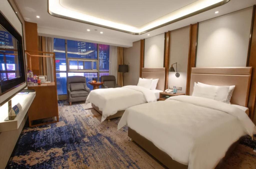 Linyi Blue Horizon Intenational Hotel Exteriör bild
