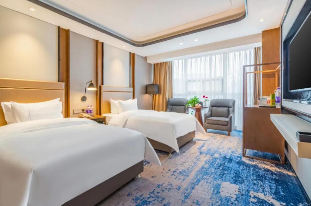 Linyi Blue Horizon Intenational Hotel Exteriör bild